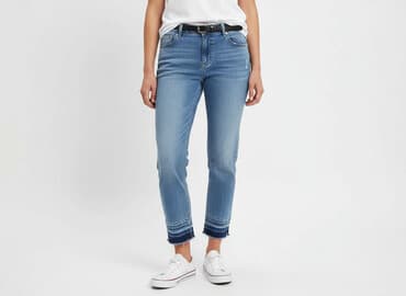 jeansy damskie włoskie: Denim 1982, Jeansy damskie, rozmiar S — 7