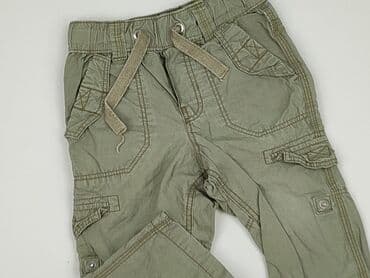 c and a kombinezon: Niemowlęce spodnie materiałowe, 9-12 miesięcy, 74-80 cm, H&M, stan - Dobry — 1