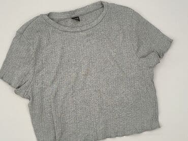 zara koszulka z prążkowanej dzianiny: Shein, T-shirt damski, rozmiar 2XL — 1