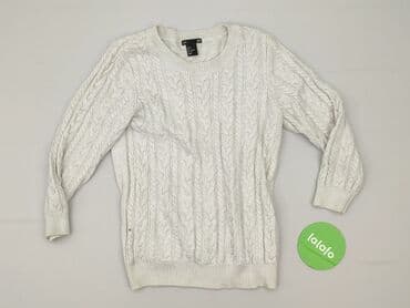 bialy sweterek hm: H&M, Sweter damski, rozmiar S — 2