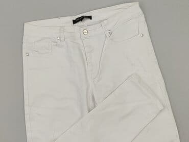 srebrne legginsy: Top Secret, Jeansy damskie, L — 1