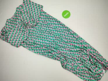 sukienka maxi butelkowa zieleń długi rękaw: Sukienka damska, rozmiar M — 5