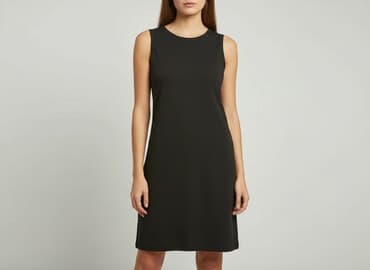 czarne luźne sukienki: Sukienka damska, rozmiar S — 5