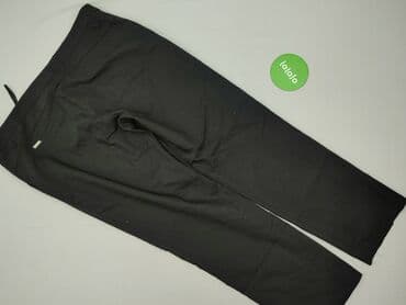 spodnie serduszka by o la la czarne: Spodnie materiałowe damskie, rozmiar 4XL — 3