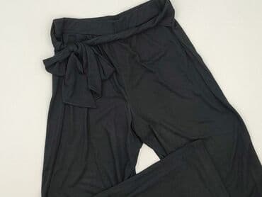 czarne luźne sukienki: Spodnie materiałowe damskie, rozmiar M — 1