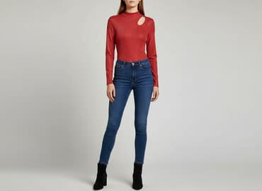 zara czerwone body: Shein, Body damskie, rozmiar L — 7