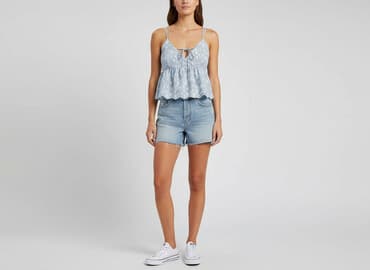 sandały transparentne zara: Zara, Top damski, rozmiar L — 7