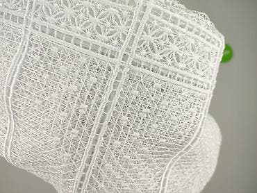 gotowe zasłony: Ażurowa firanka panelowa – biała - Typ: firanka panelowa/ekranowa - — 4