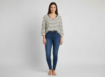 koszula wiya w paski: Bluzka damska, rozmiar L — 6