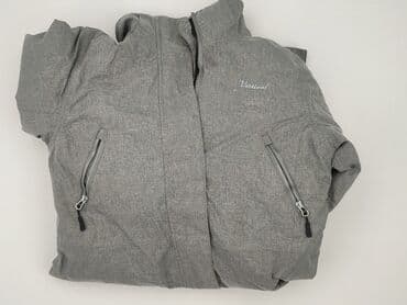 biała kurtka zimowa 4f: Parka damska, rozmiar L — 6