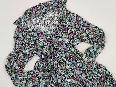 zara sukienka w kwiaty z bufiastymi rękawami: Zara, Women`s dress, size M — 2
