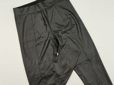 legginsy z eko skóry ocieplane: Amisu, Legginsy Ze skóry ekologicznej damskie, rozmiar S — 1