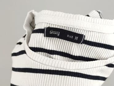 biała bluza pull bear: Sinsay, Bluzka damska, rozmiar M — 4