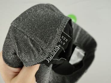 rajstopy czarne ze srebrną nitką: Janina, Legginsy Eleganckie damskie, rozmiar M — 5