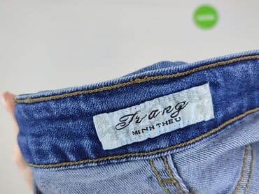 jeansy z asymetrycznym zapieciem: DENIM JEANS, Jeansy damskie, rozmiar M — 5