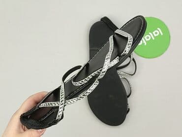 deichmann sandały srebrne: Sandały damskie, rozmiar 39 — 6