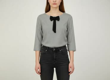 koszula damska z kokardą: Жіноча блуза, розмір S — 1