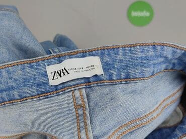 zara jeansy z wysokim stanem: Zara, Jeansy damskie, rozmiar L — 4