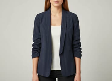 czerwona marynarka damska h m: H&M, Marynarka damska, rozmiar 2XS — 6