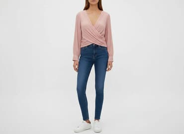 bluzka siateczka z cyrkoniami zara: Zara, Bluzka damska, rozmiar M — 1