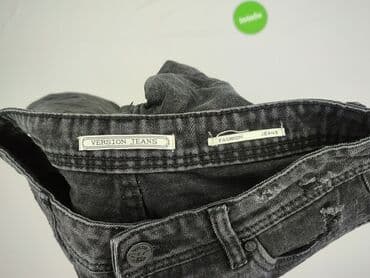 legginsy woskowane wysoki stan: Jeansy damskie, rozmiar M — 4