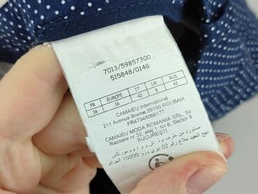 jeansy z wiazanymi nogawkami: CAMAIEU, Spodnie 3/4 damskie, rozmiar S — 4