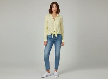 koszula cytryny: Sinsay, Koszula damska, rozmiar L — 1