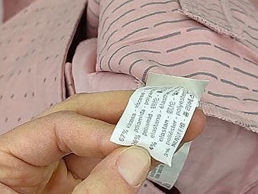 basic top zara: Zara, Material trousers for women, size S — 5