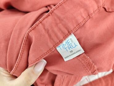 różowe spodnie dresowe: Material trousers for women, size M (EU 38) — 5