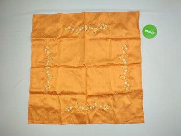 Dekoracje do domu: Obrus 77 x 77, kolor - Pomarańczowy, stan - Bardzo dobry — 3
