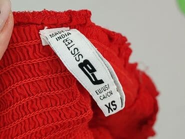 czerwony top stradivarius: New Yorker, Top damski, rozmiar XS — 4