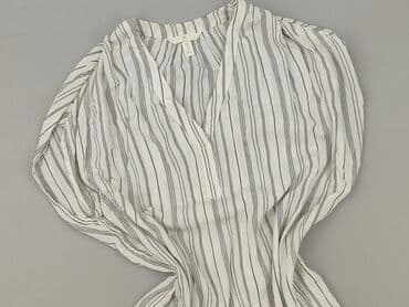 biala bluzka z dlugim rekawem: H&M, Bluzka damska, rozmiar L — 1