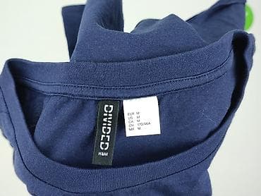 biale trampki ck: H&M Divided, T-shirt damski, rozmiar M — 4