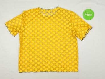 żółte bluzki z krótkim rękawem: ONLY, Bluzka damska, rozmiar M — 3