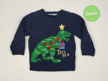 kurtka flek: Sweater, H&M, 1.5-2 years, 86-92 cm, condition - Very good — 2