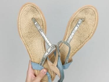 klapki z brylantami: Sandały damskie, rozmiar 41 — 4