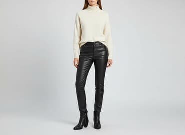 winylowe buty zara: Zara, Spodnie materiałowe damskie, rozmiar M — 6
