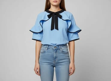 shein bluzka z dekoltem: Shein, Women's blouse, size L — 1