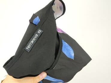 czarne t shirty damskie w serek: Terranova, T-shirt damski, rozmiar XS — 4