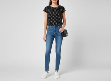 koszulka z guzikami h m: H&M, Bluzka damska, rozmiar M — 9