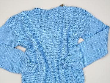 niebieski sweter damski: Sweter damski, rozmiar L — 1