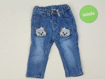 biała spódniczka z zakładkami: Spodnie jeansowe, 6-9 miesięcy, stan - Idealny — 2