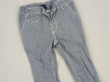 джинсова куртка: Denim pants, H&M, 6-9 months, condition - Good — 1