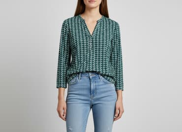 zielone bluzki hm: H&M, Bluzka damska, rozmiar M — 8