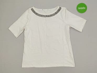 bluzki z dekoltem plus size: T-shirt damski, rozmiar S — 2