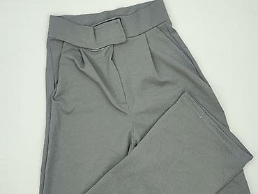 pull and bear spodnie lniane: Yellow, Spodnie materiałowe damskie, rozmiar S — 1
