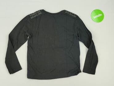 czarne bluzki basic z długim rękawem: Bluzka damska, rozmiar S — 3