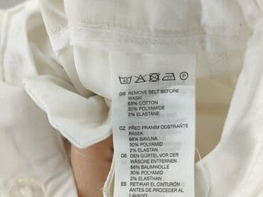 woskowane spodnie z wysokim stanem h m: H&M, Брюки жіночі, розмір S — 6