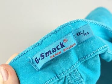 legginsy damskie plus size: G-Smack, Spodnie materiałowe damskie, rozmiar 2XL — 4