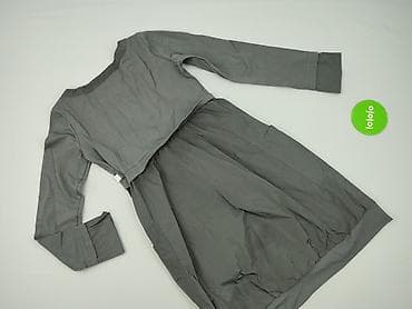 szary plaszcz pull: Sukienka damska, rozmiar S — 3